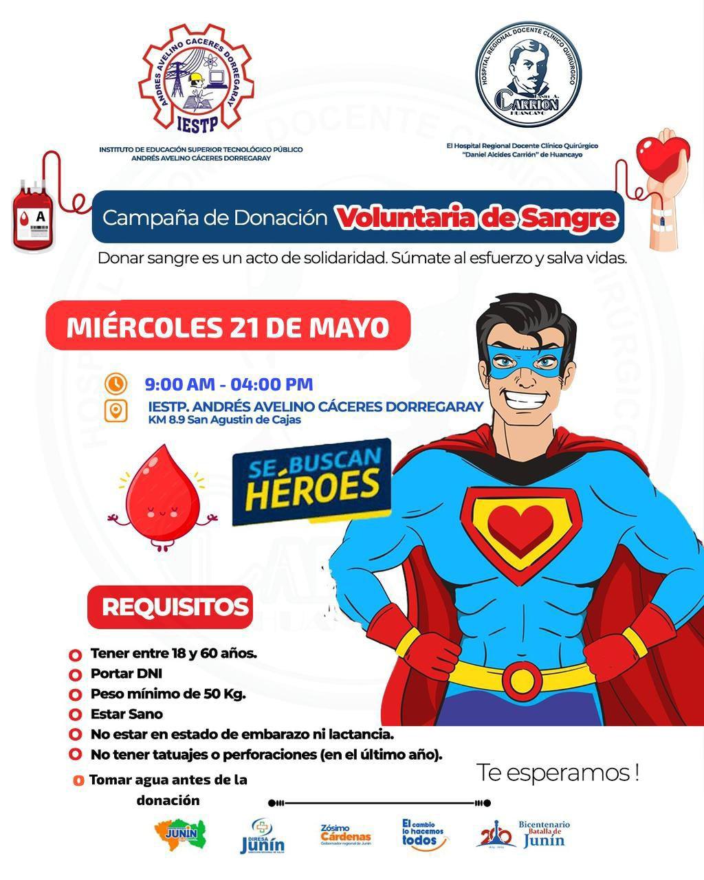 Lee más sobre el artículo 🩸 Estudiantes Héroes: Campaña de Donación