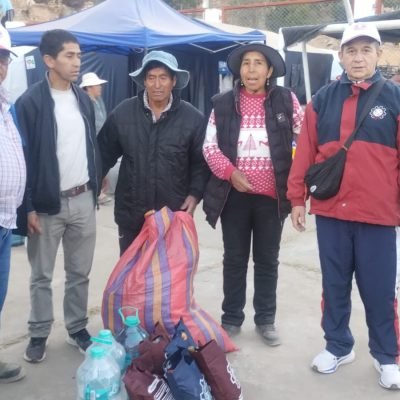 IESTP “Andrés Avelino Cáceres Dorregaray” brindó apoyo solidario a familias afectadas por el sismo en Chongos Bajo