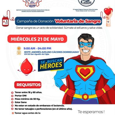 ? Estudiantes Héroes: Campaña de Donación