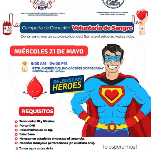 🩸 Estudiantes Héroes: Campaña de Donación